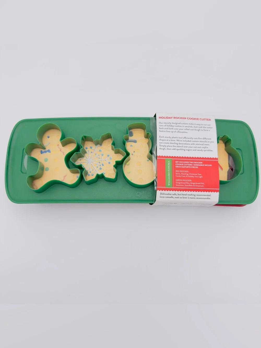 Williams Sonoma Holiday Rocker Cookie Cutter Set - Red